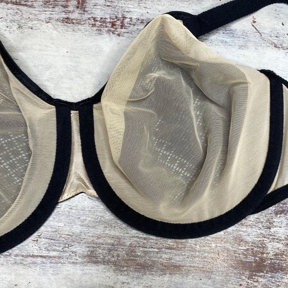 Wacoal black lace Full Coverage bra 38D - Picture 5 of 8